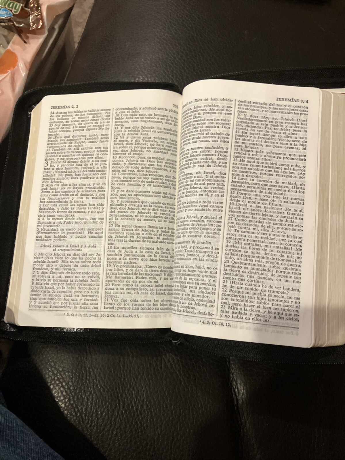RVR 1960 Biblia Compacta Letra Grande con Referencias bonded leather 2001