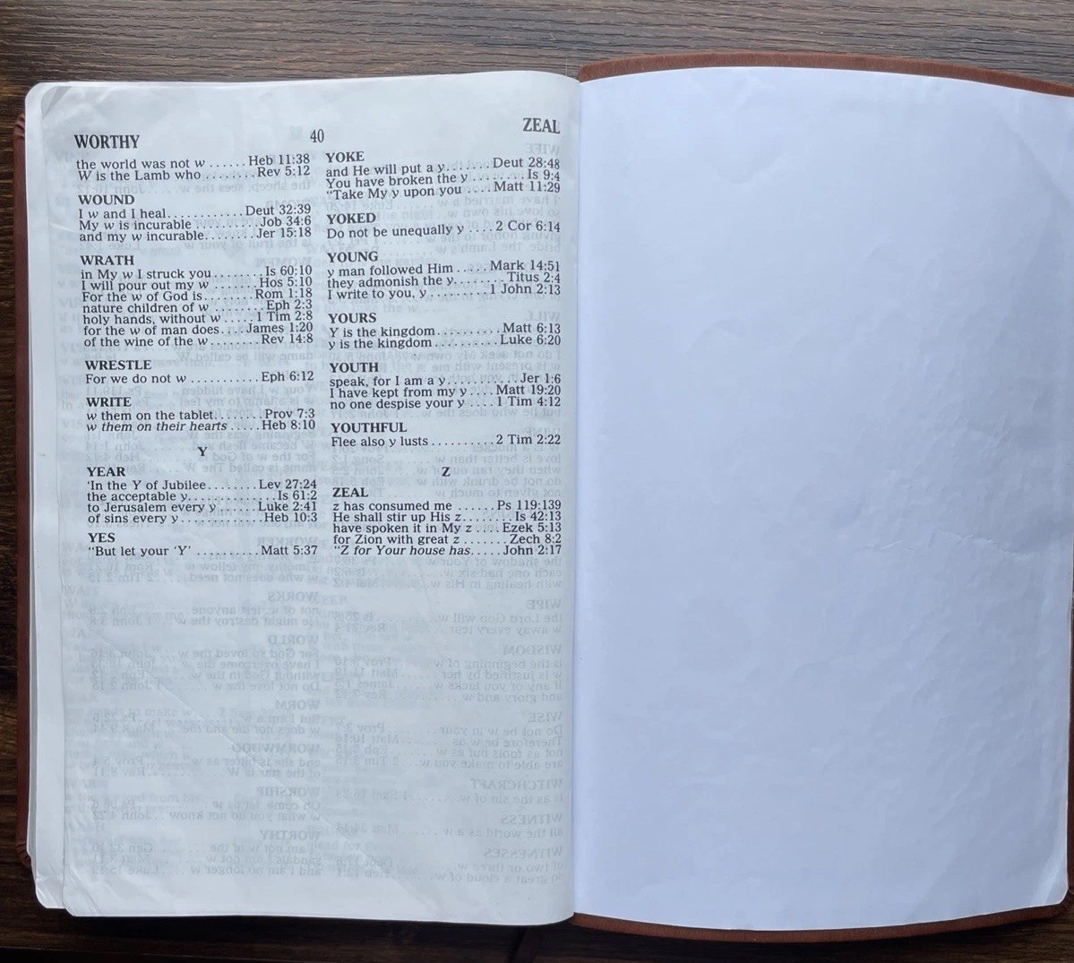 NKJV Holy Bible Super Giant Print Reference Edition Red Letter Leather Worn