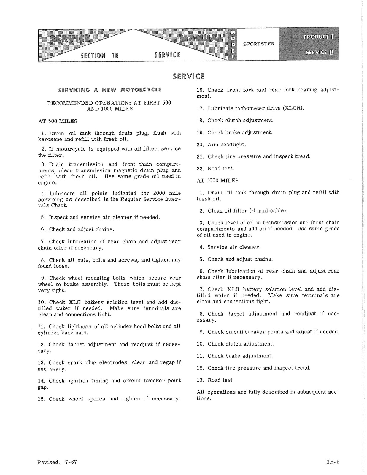 HARLEY-DAVIDSON Sportster K KH Service Manual 1959 To 1969 – WIRE BOUND – COVERS
