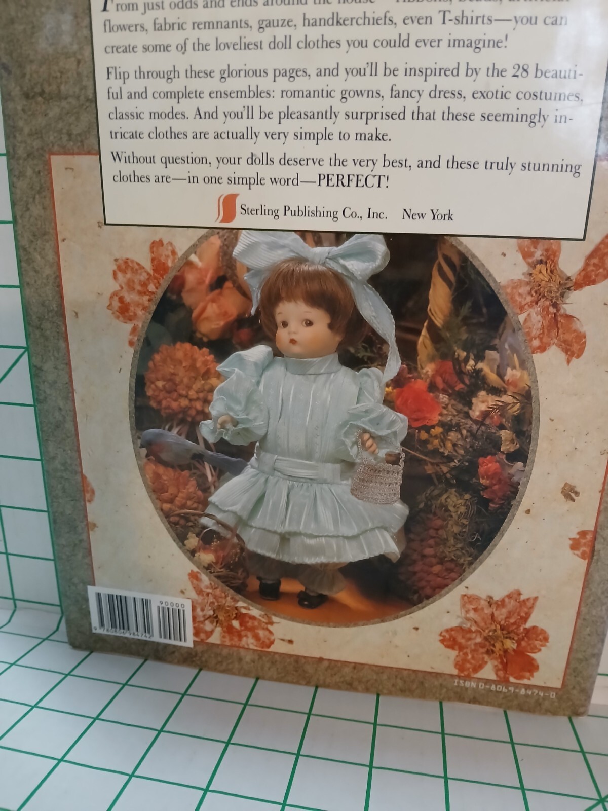 10.5″X9″ HC BOOK w/DC- THE VANESSA-ANN COLLECTION – DOLL CLOTHES TO MAKE