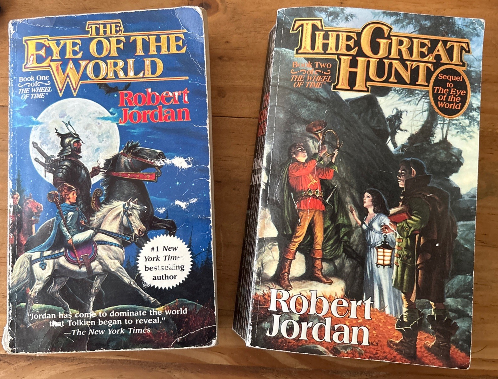 Wheel of Time Robert Jordan Books 1 & 2