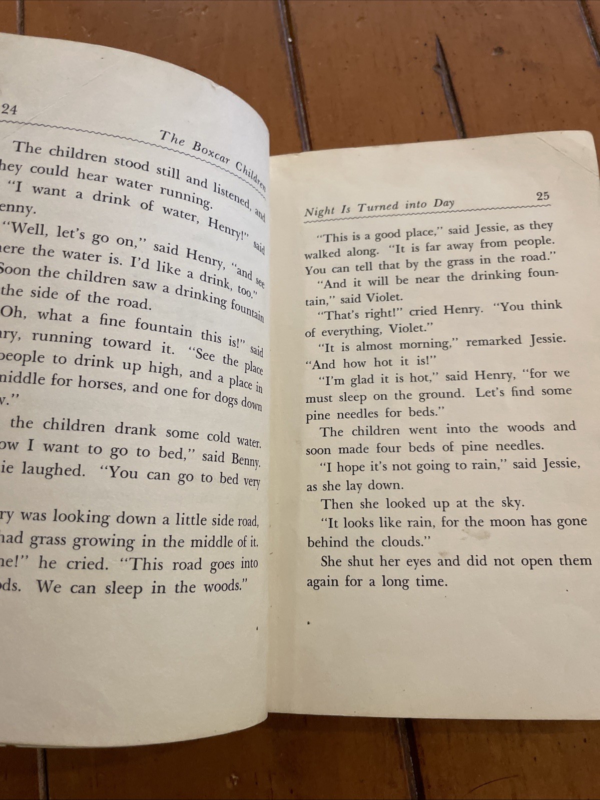 The Boxcar Children by Gertrude Chandler Warner Red Spine Hardcover 1950