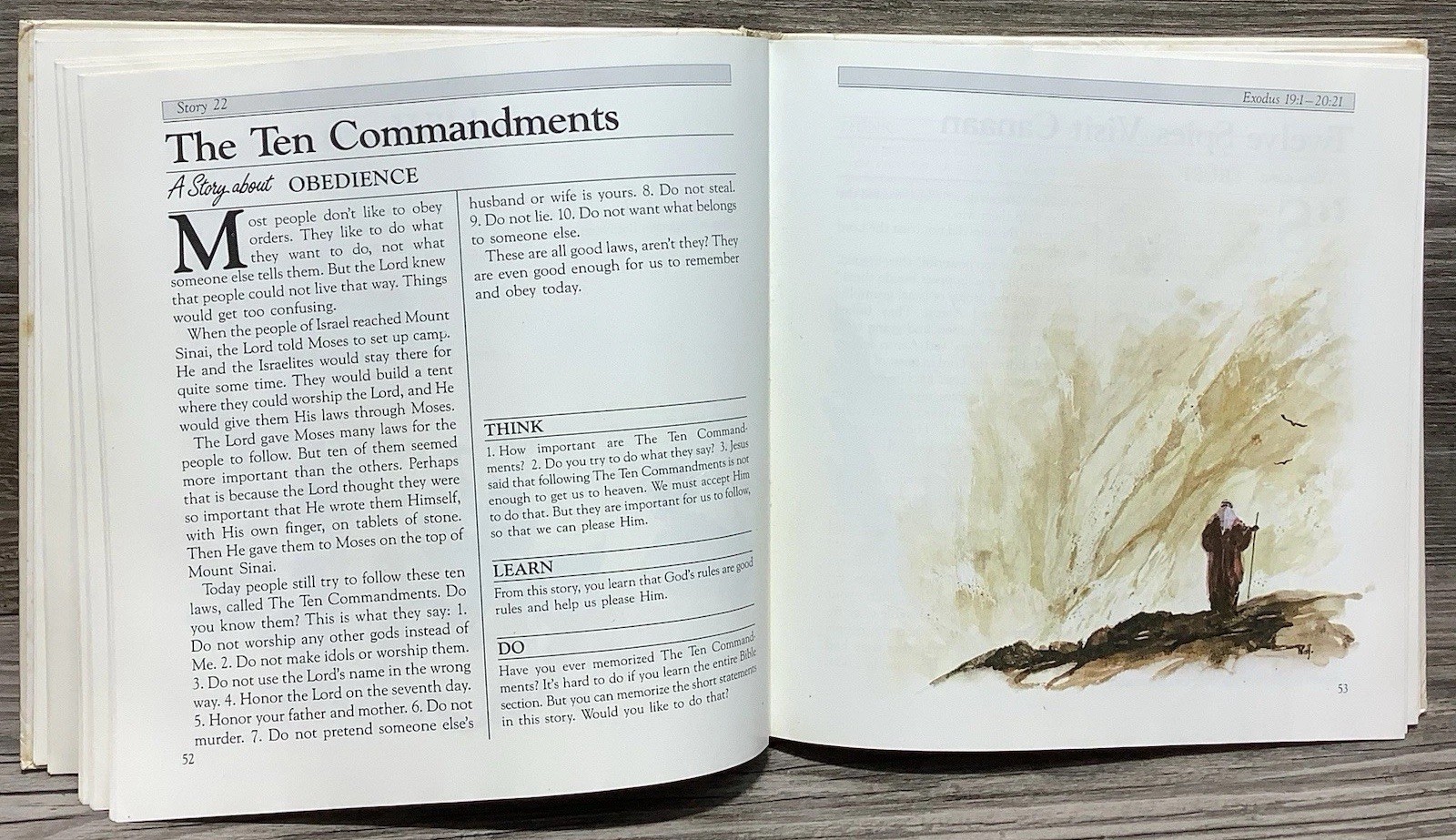 Bible Stories to Live By Book Illustrated V. Gilbert & Ronald A. Beers