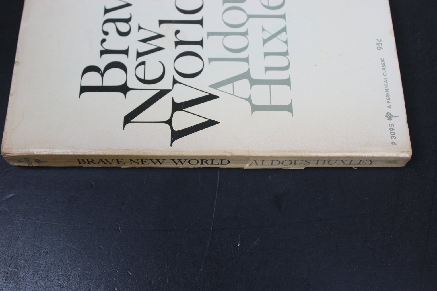 Brave New World Aldous Huxley 1969 Perennial Classic Dystopian Novel Harper Row