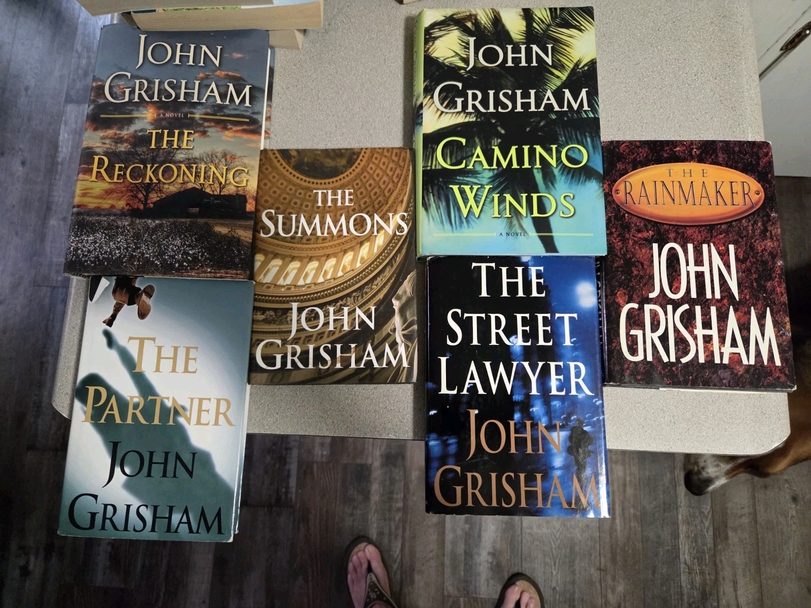 John Grisham. Lot Of 6 Hardcover Legal Crime Thriller