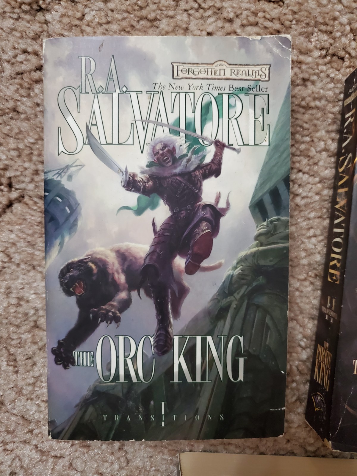 Forgotten Realms Transitions Trilogy 1-3 R.A. Salvatore Paperback Book Lot