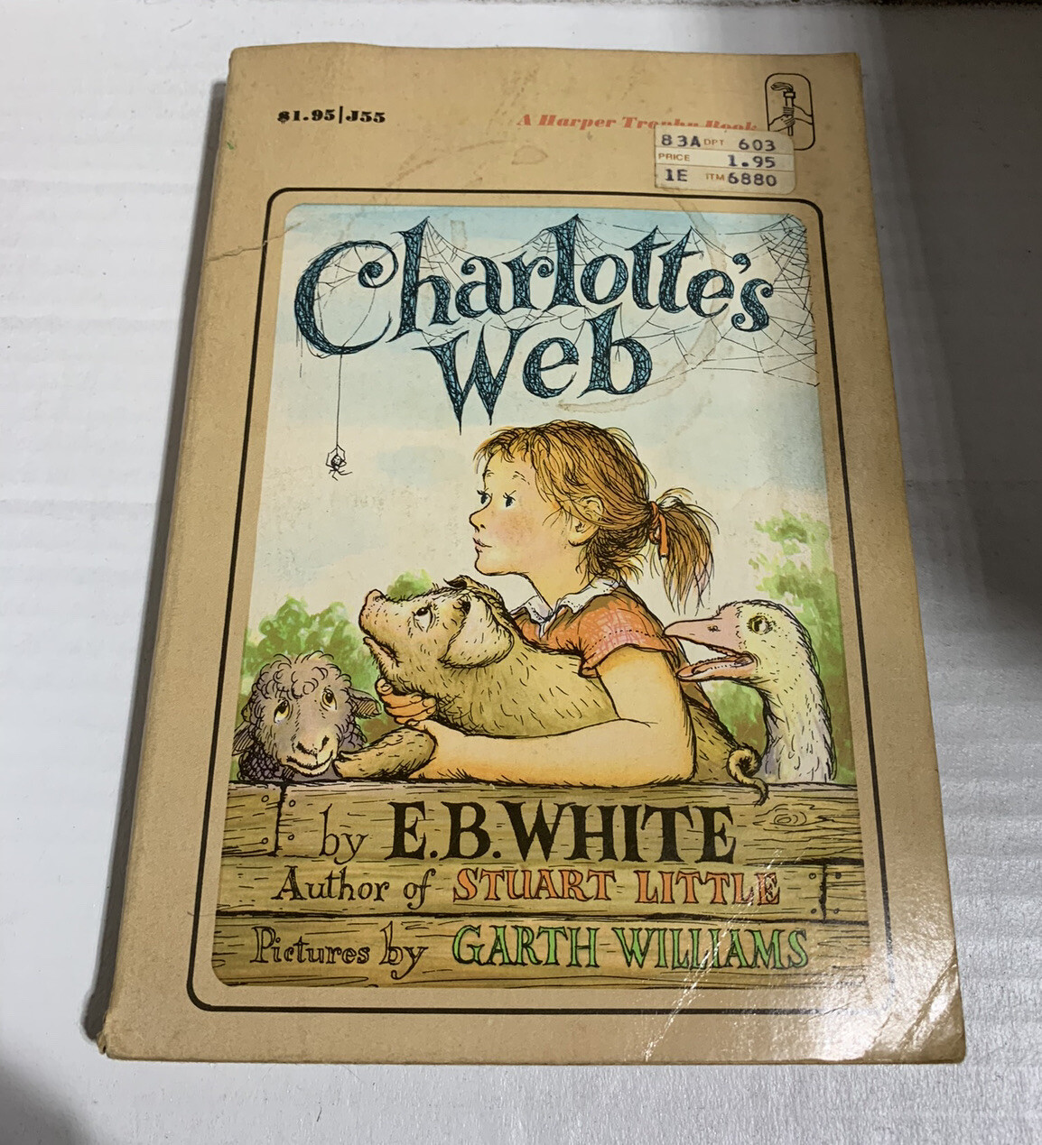 Vintage Traditional Children’s Books Charlotte’s Web, Wizard of Oz & Judy Blume