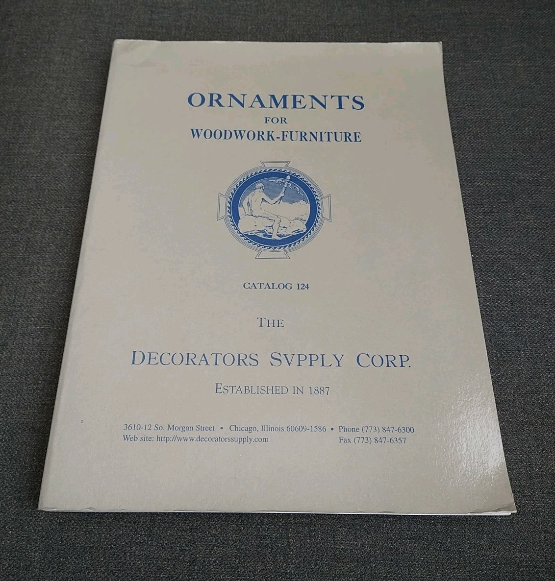 Ornaments For Woodwork & Furniture Catalog #124 – 305 Pages Illustrated