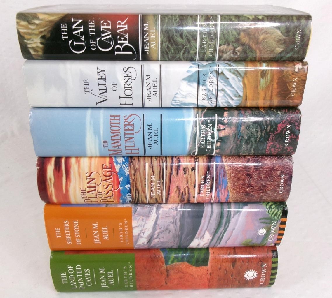 Earths Children Complete Series Set 1 – 6 Hardcover 4 First Editions Jean M Auel