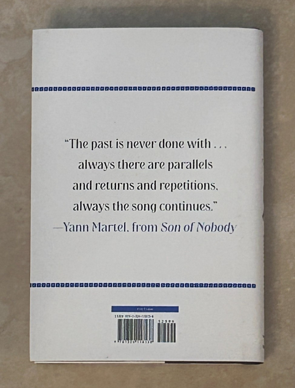 Son of Nobody by Yann Martel–HC 1st/1st–Trojan War–SIGNED