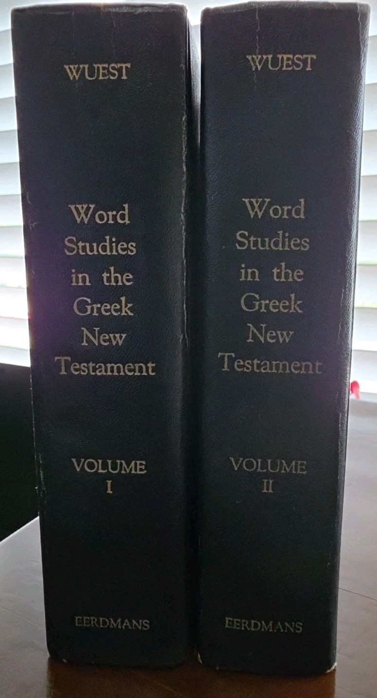 Word Studies in the Greek New Testament by Kenneth S. Wuest (1989, Hardcover)