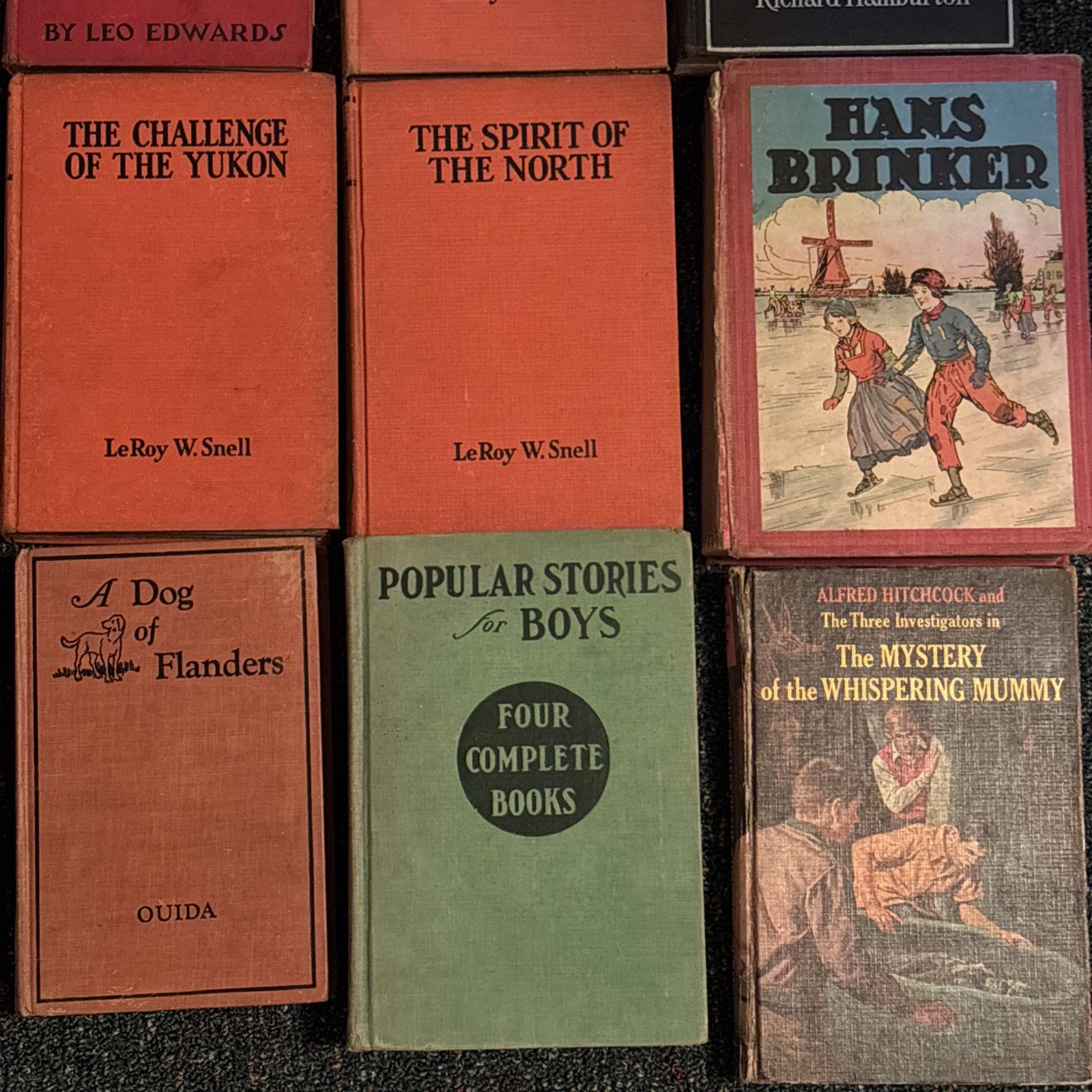 Lot of 24 Vintage Books for Boys 20’s 30’s Hardback Adventure Western Wilderness