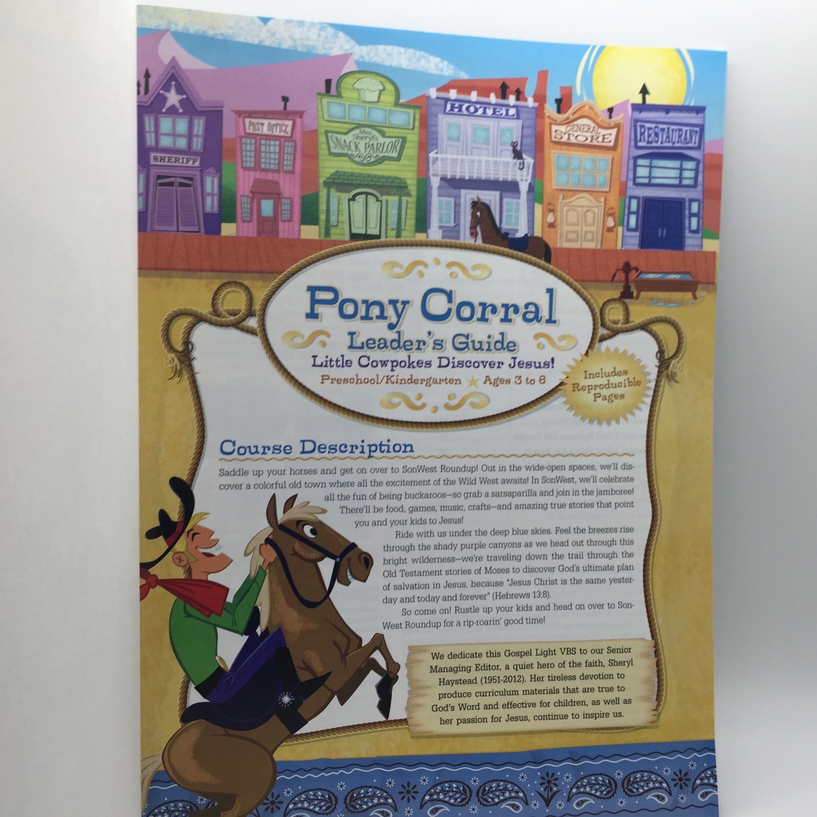 SonWest Roundup: Pony Corral Leader’s Guide Ages 3-6 Preschool-K Gospel Light