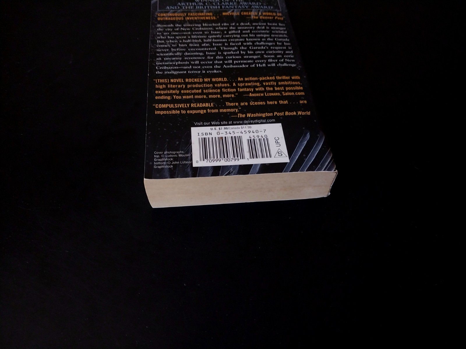 China Miéville – Perdido Street Station – First Edition First Printing 2003