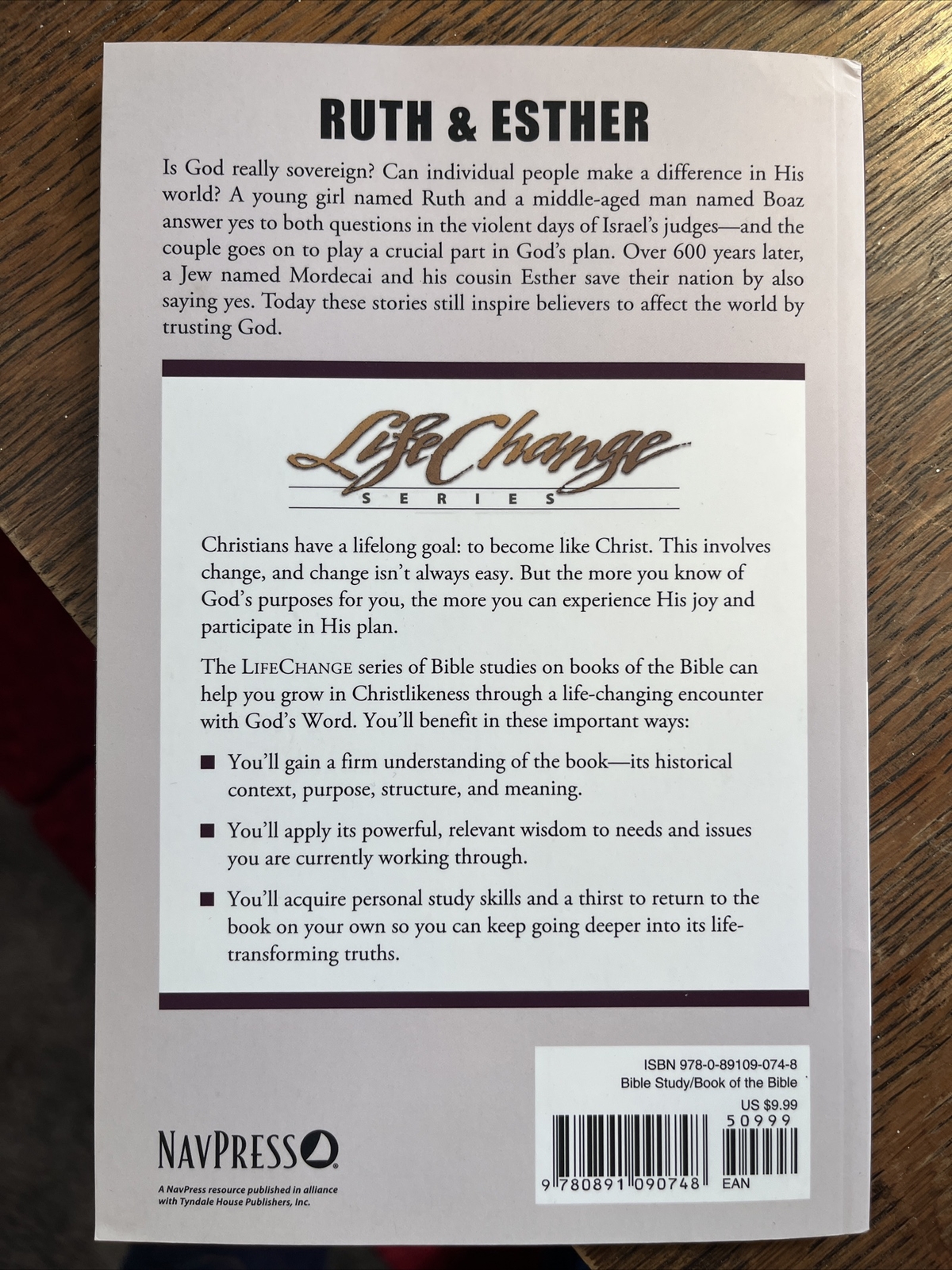 LifeChange Ser.: Ruth and Esther by Navigators Staff (2018, Trade Paperback)
