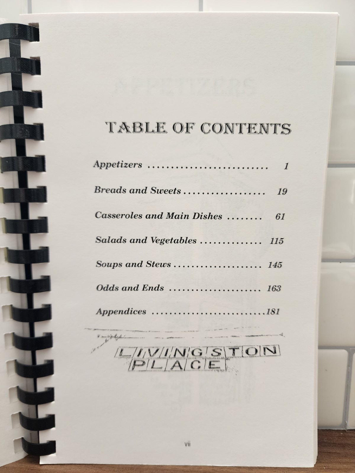 Dining On Livingston Place Cookbook Metairie Louisiana Millennium Edition