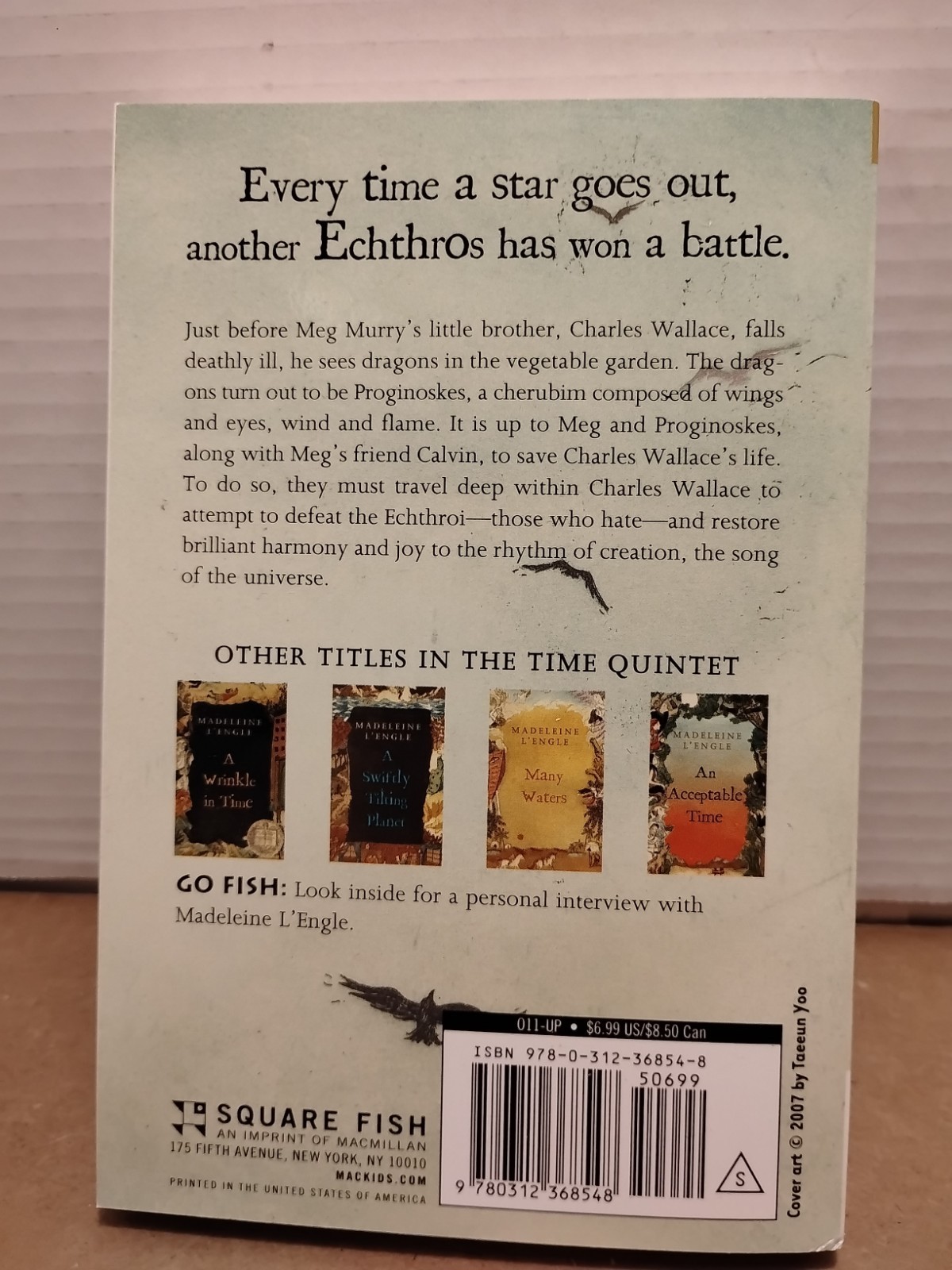 Wrinkle in Time Quintet : Vols. 2 thru 5 by Madeline L Engle – (4) Like New PB