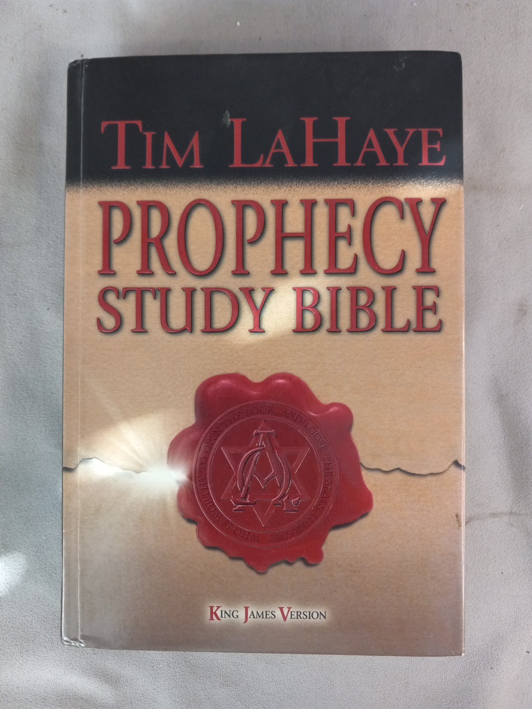 Prophecy Study Bible KJV Tim LaHaye 2000 Hardcover