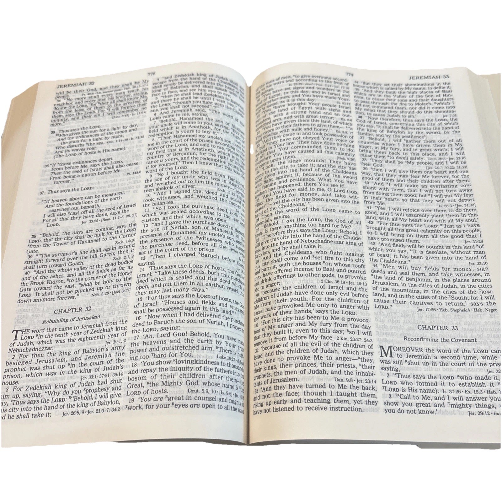 1985 Nelson The Prophecy Edition Bible 403 HCDJ Very Good