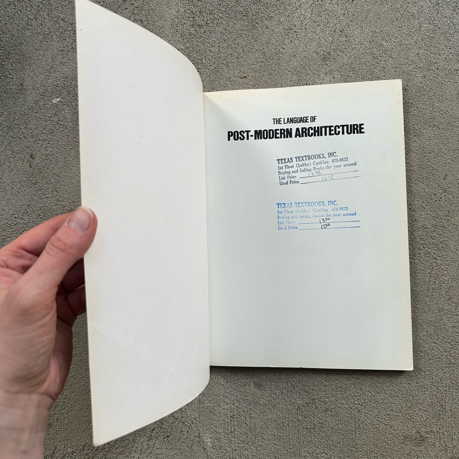 The Language of Post-Modern Architecture Charles Jencks 1977 Revised Enlarged