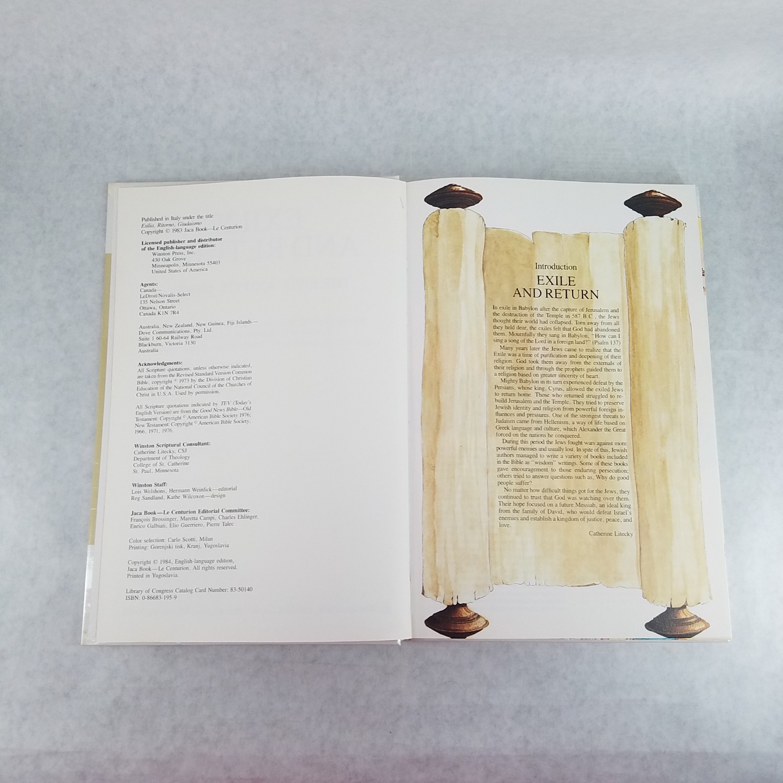 Exile and Return: The Bible and Its Story – Illustrated HC by Enrico Galbiati