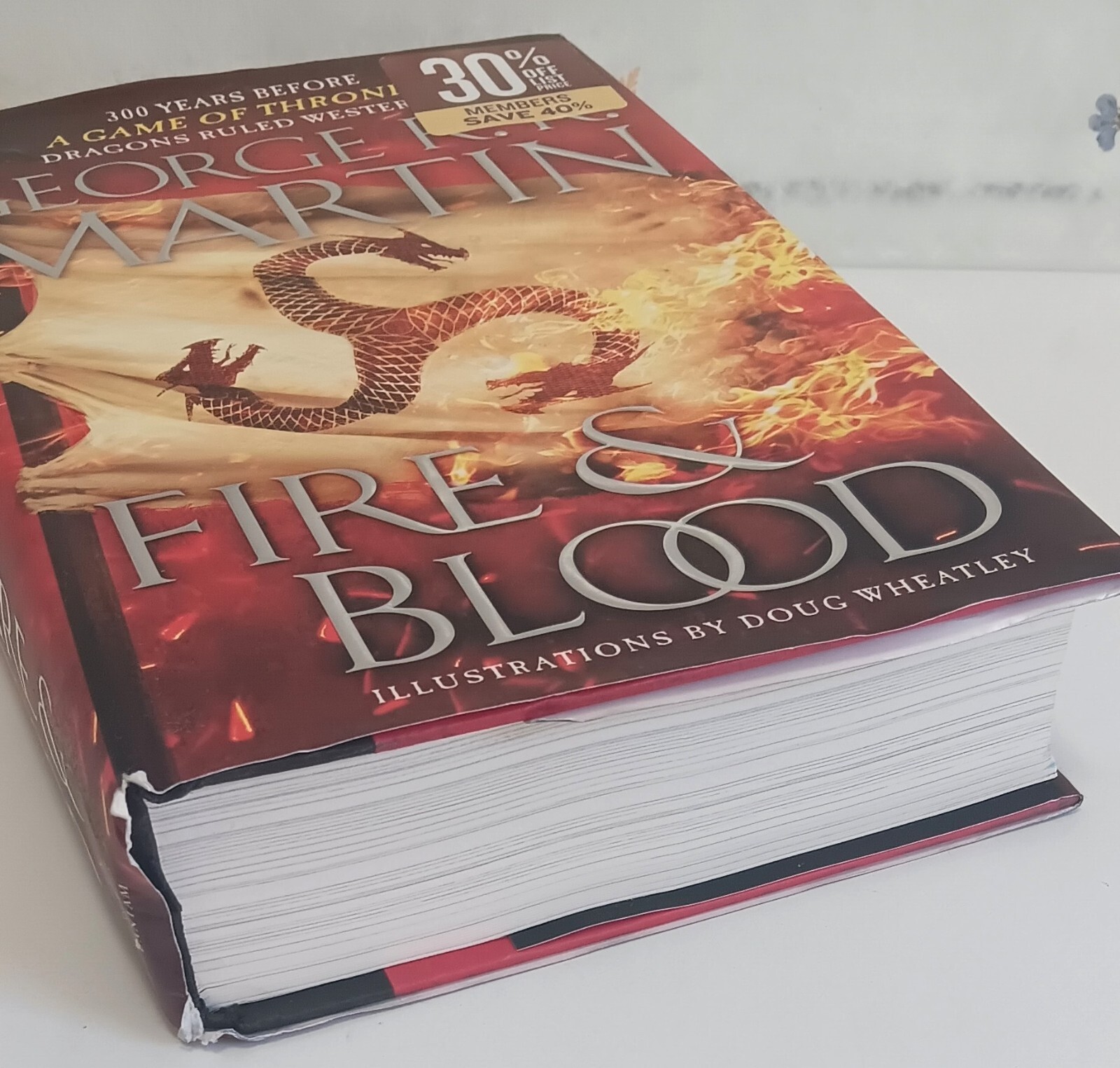Fire & Blood-George R.R. Martin-2018 Hardcover DJ 1st Ed/1st Print/*Illustrated*