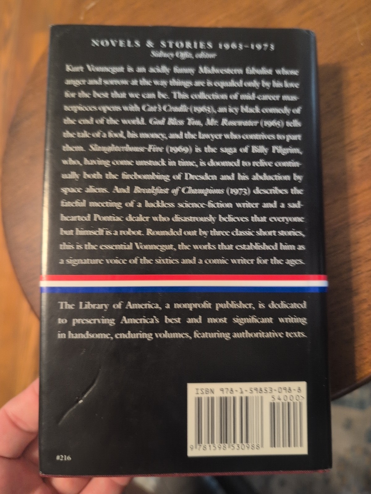 Kurt Vonnegut: Novels & Stories, 1963-1973 (Library of America, No. 216) by VON