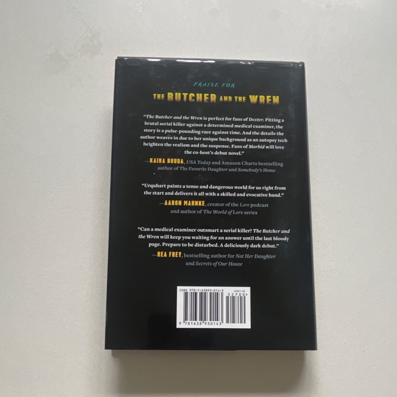 Alaina Urquhart The Butcher and the Wren Hardcover 2022 Zando Thriller