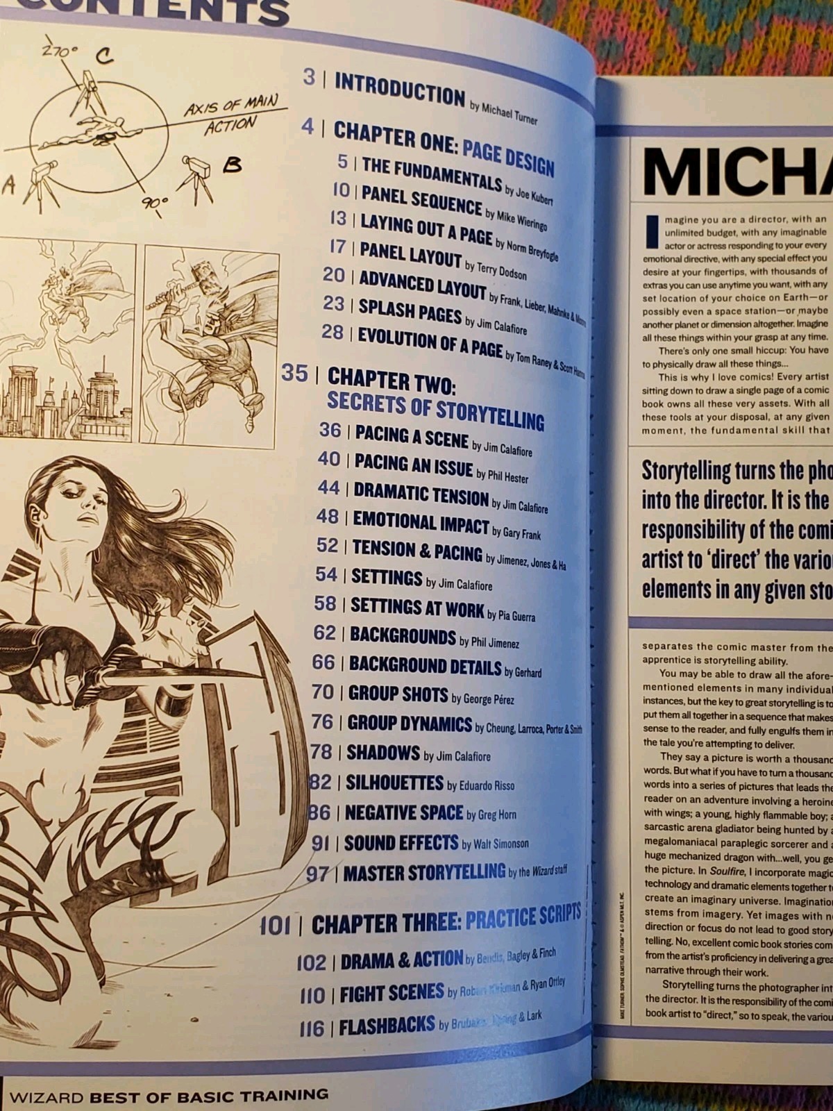 WIZARD How To Draw: Storytelling (The Best of Basic Training) Comics Design Book