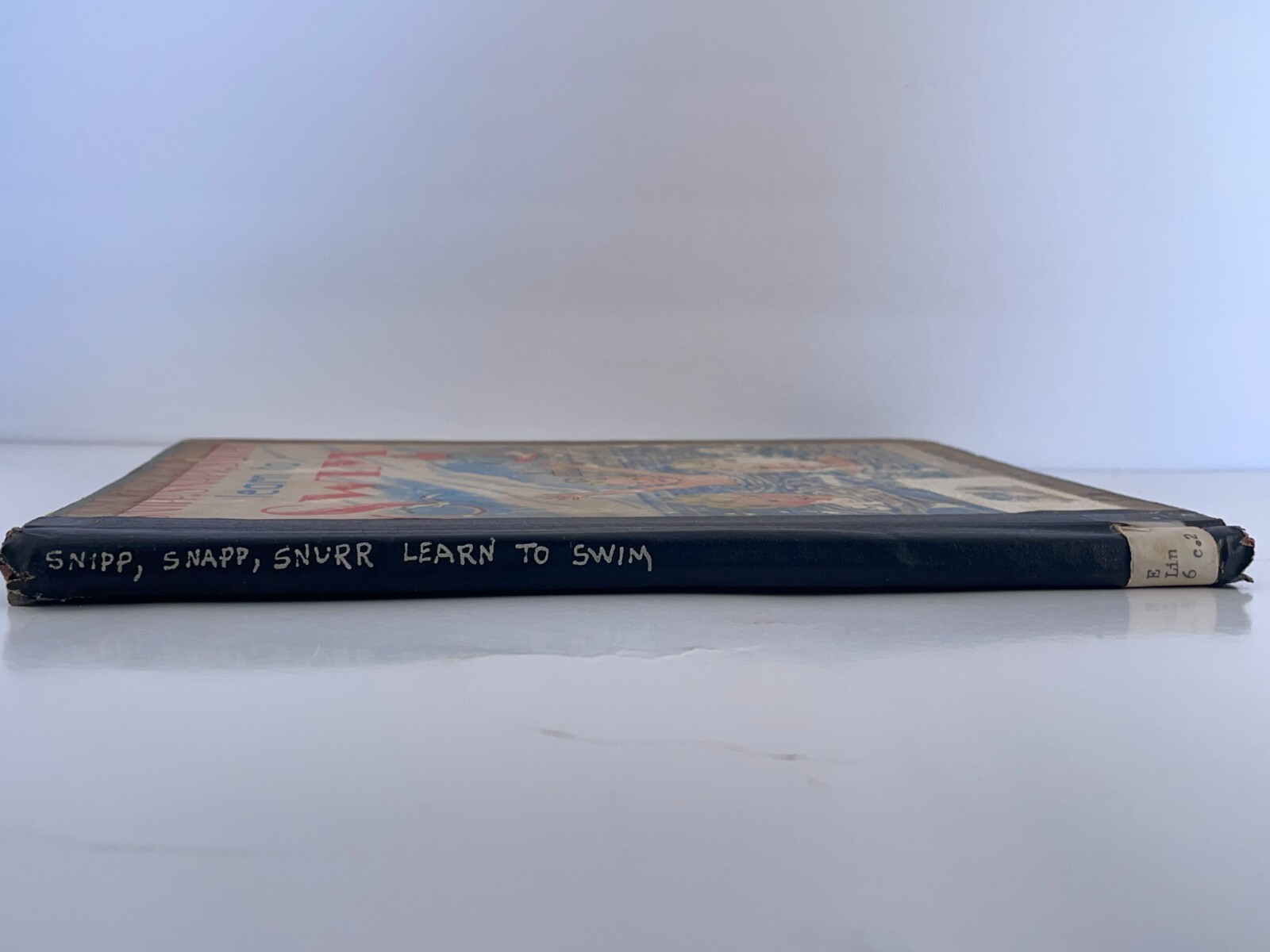 Snipp Snapp Snurr Learn to Swim Maj Lindman 1961 Hardcover Ex-Library