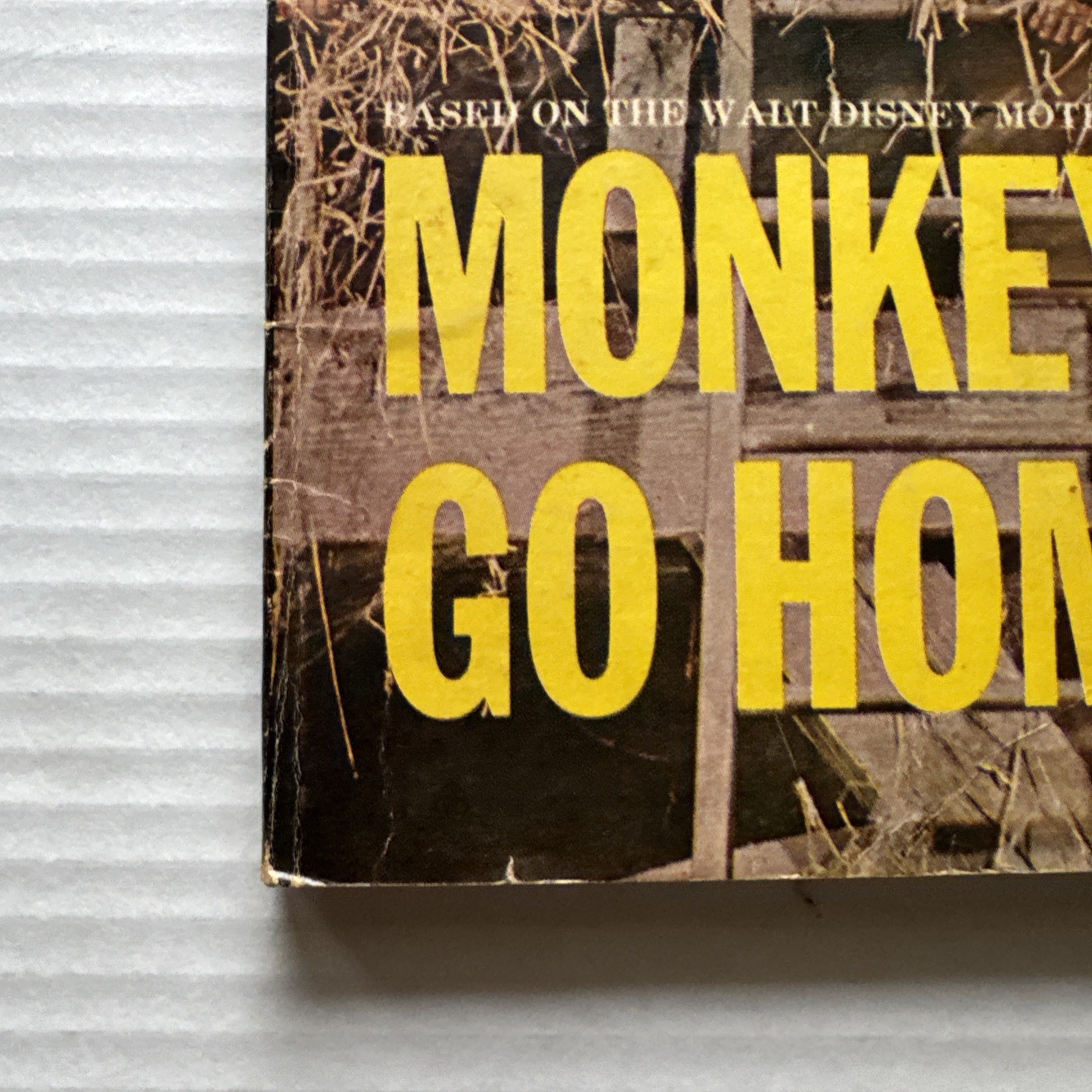 MONKEYS, GO HOME! Book on Walt Disney Motion Picture PB 1967 Scholastic Book