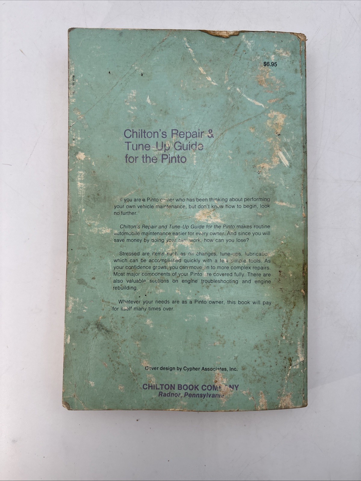 Vintage 1974 Chilton’s 6207 1971-75 Pinto Repair & Tune-Up Guide Second Edition