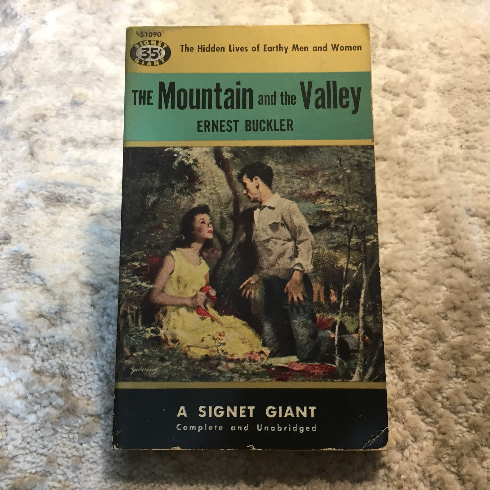 The Mountain And The Valley Ernest Buckler 1954 Signet Giant Coming Of Age Book