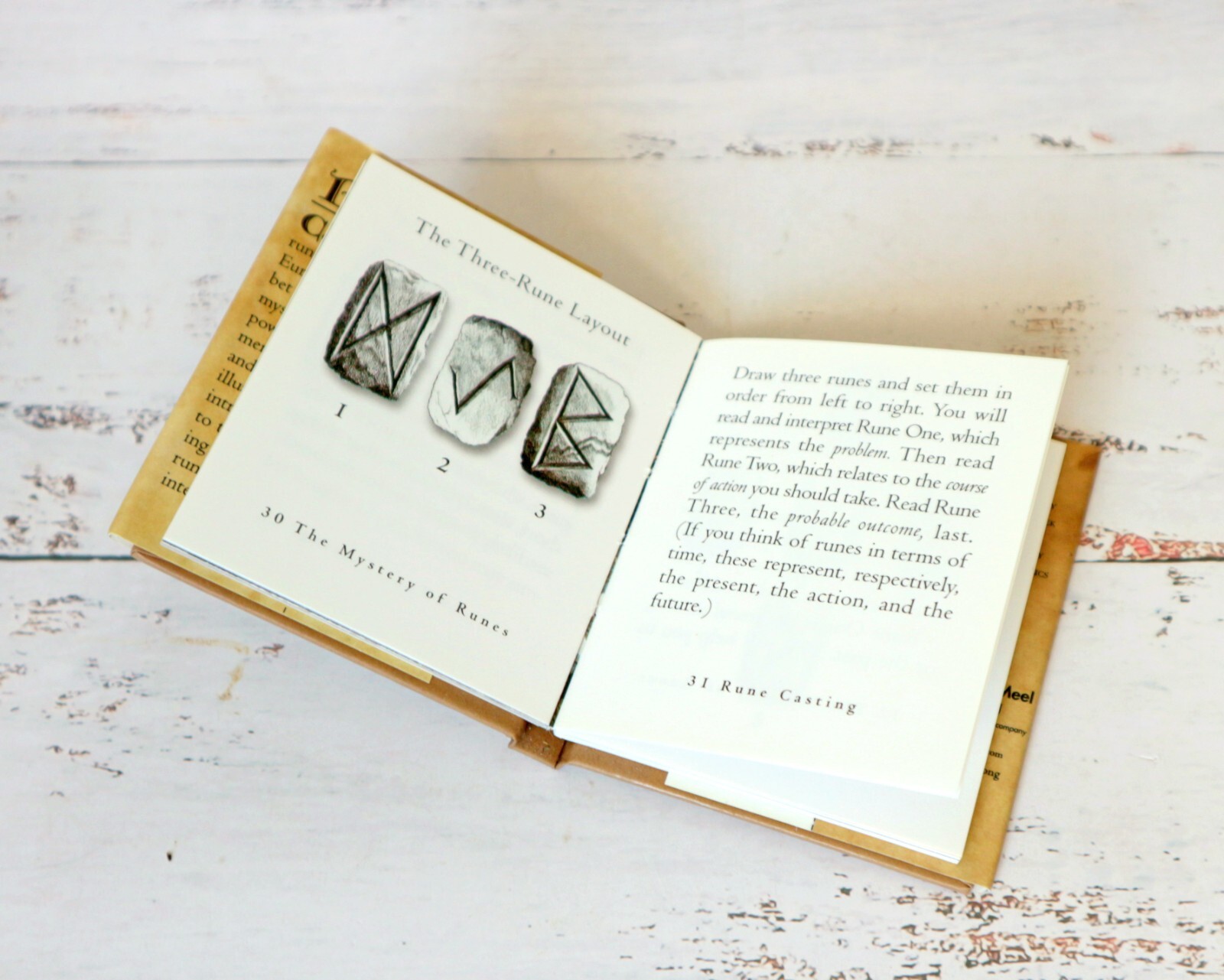 The Mystery of Runes Hardcover Pocket Book by Paul Lipari (Ariel Books) 80-pages