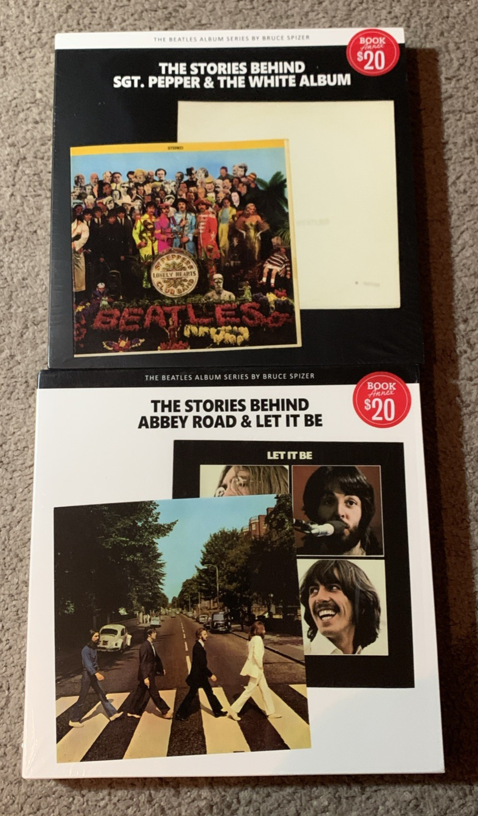Beatles Album Series Bruce Spizer Sgt Pepper & White Album Abbey Rd & Let It Be