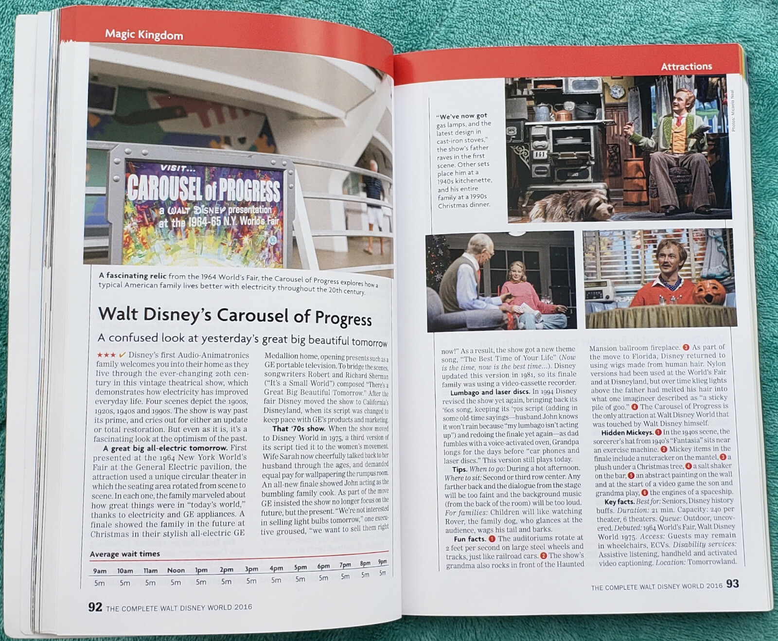 The Complete Walt Disney World 2016 Trade Paperback 390 Pages & Over 440 Photos