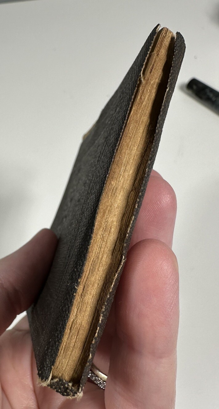 Little Leather Library – A CHRISTMAS CAROL Charles Dickens Antique Book 1920’s