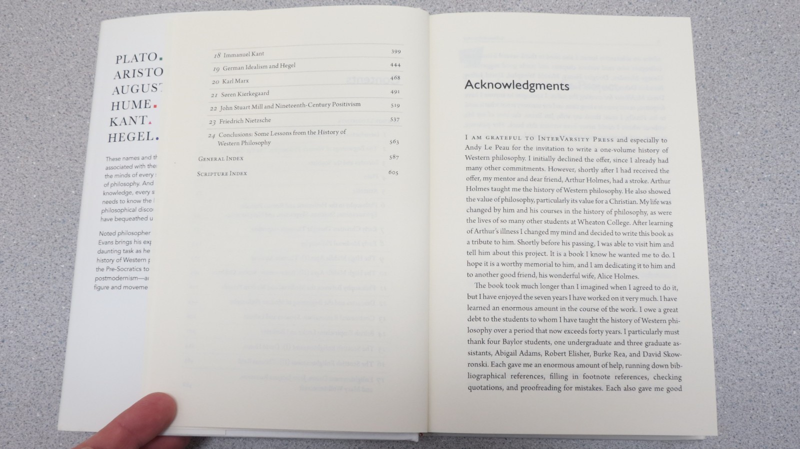 History of Western Philosophy : From the Pre-Socratics to Postmodernism by Evans