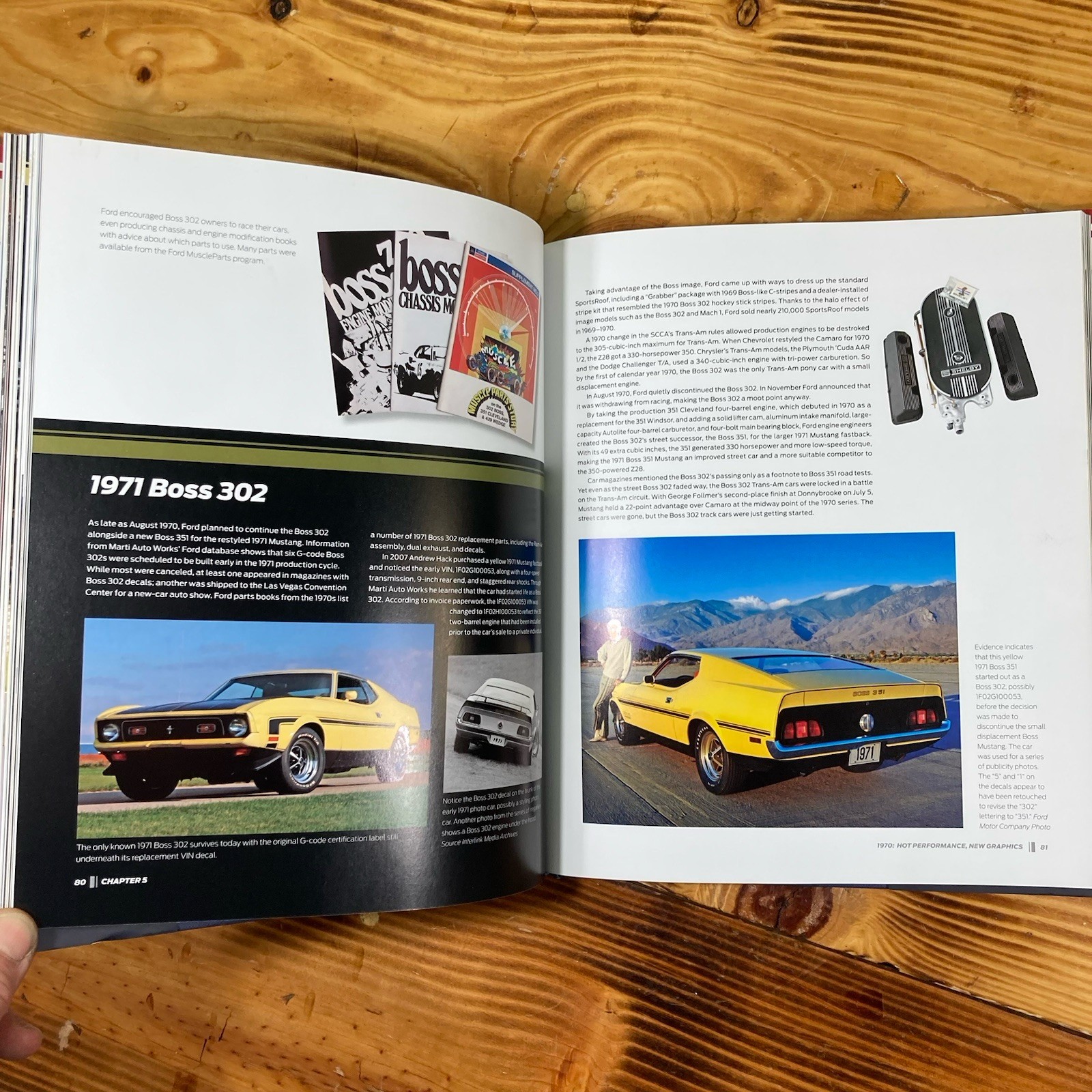 Mustang Boss 302 From Racing Legend to Modern Muscle Car 2011 Hardcover
