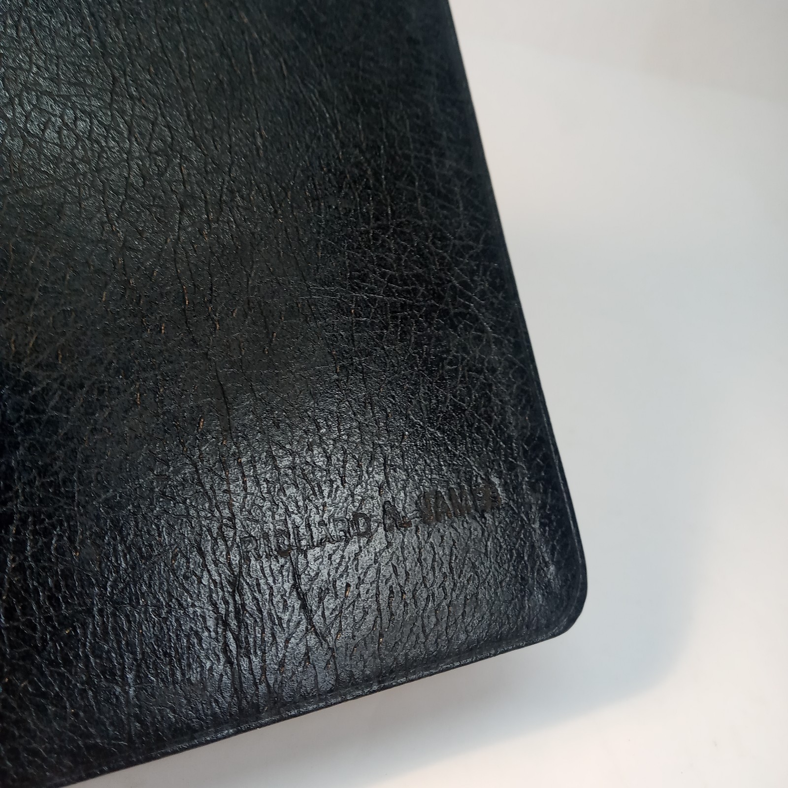 The Living Bible Paraphrased 1977 Compact Vintage Tyndale Black Bonded Leather