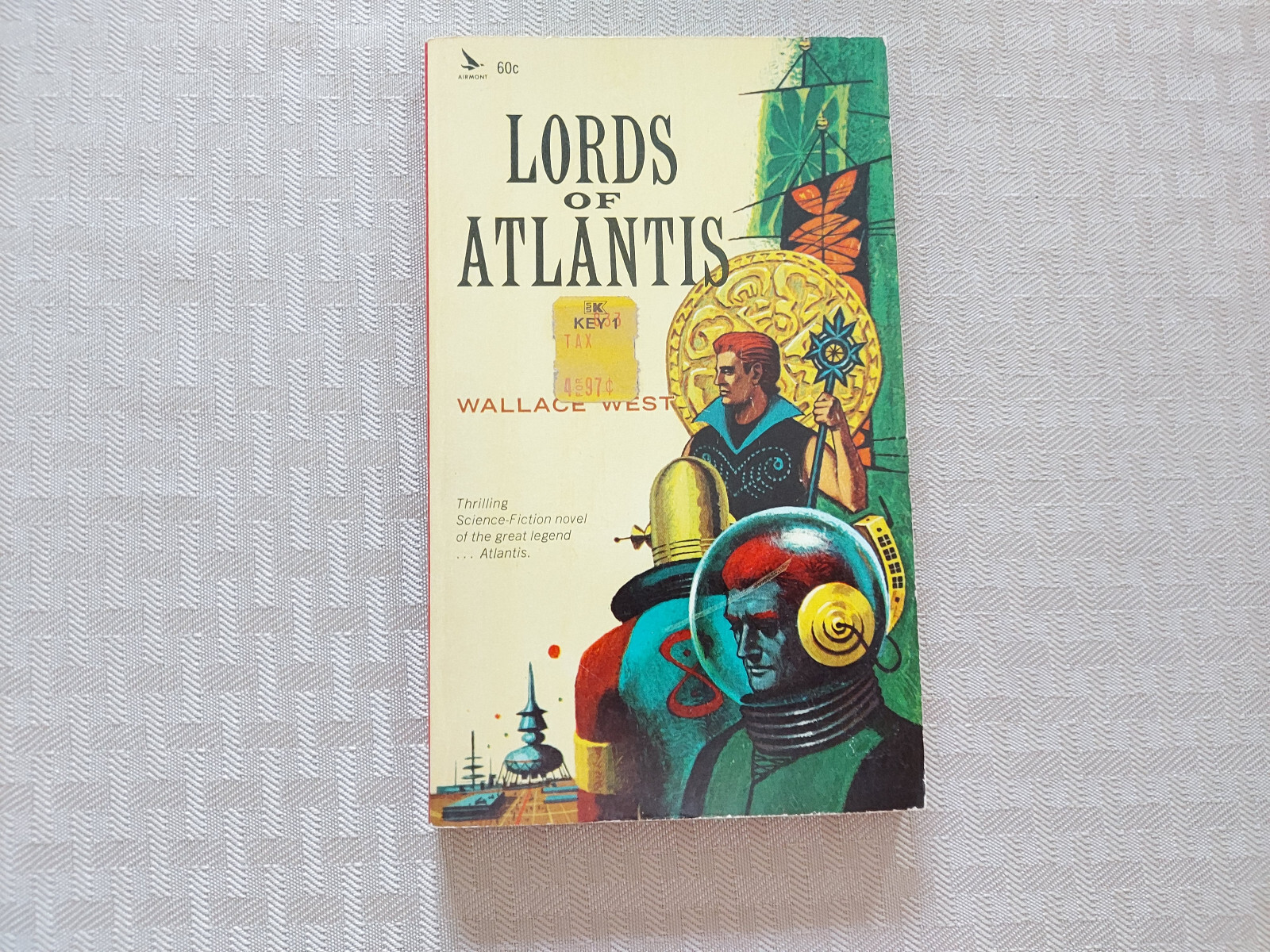 „Lords of Atlantas“ Vintage Science Fiction Book Wallace West 1963 Unread Copy