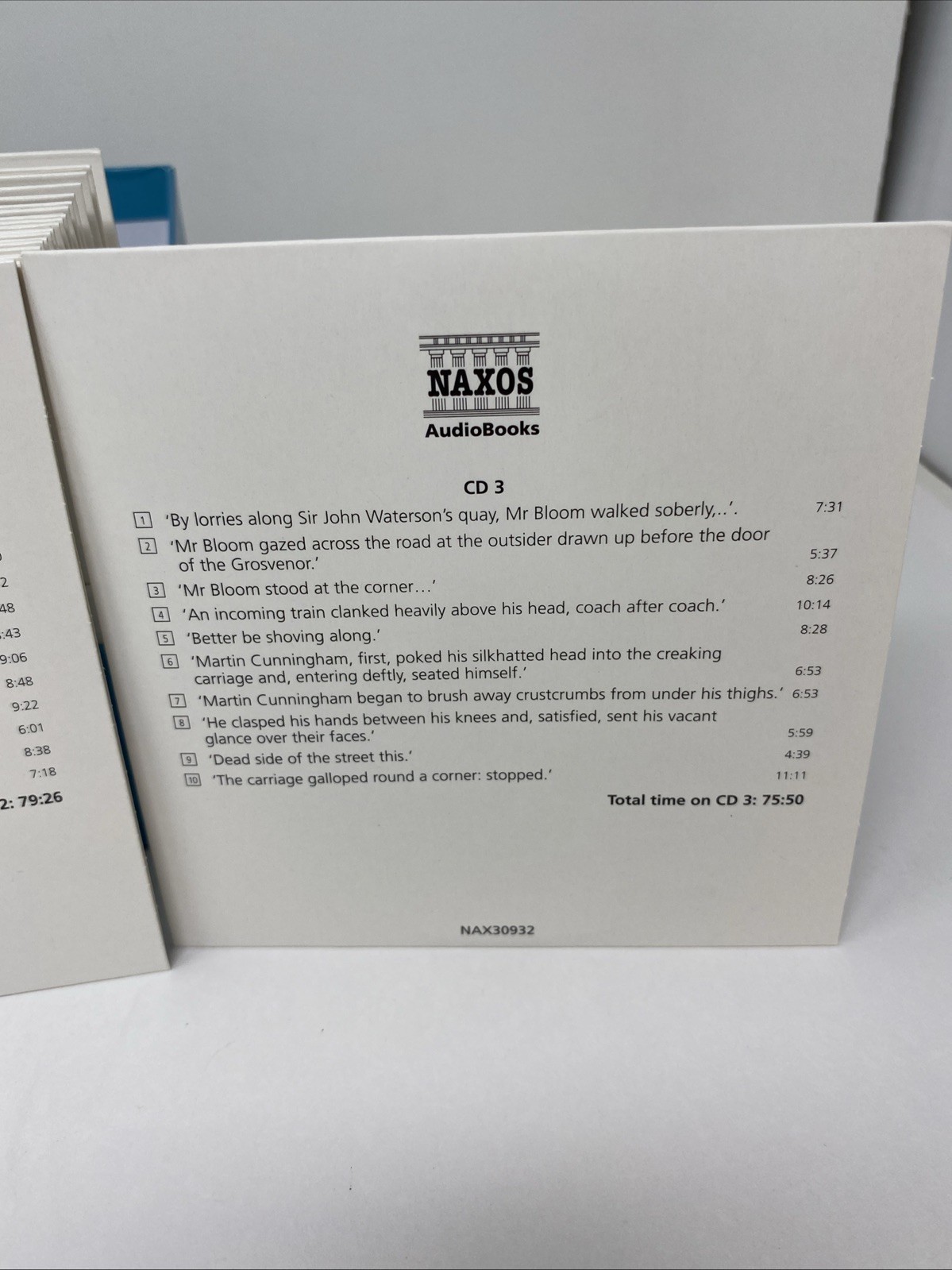 Ulysses by James Joyce – Naxos AudioBooks 22‑Disc Unabridged Audio CD Set (2004)