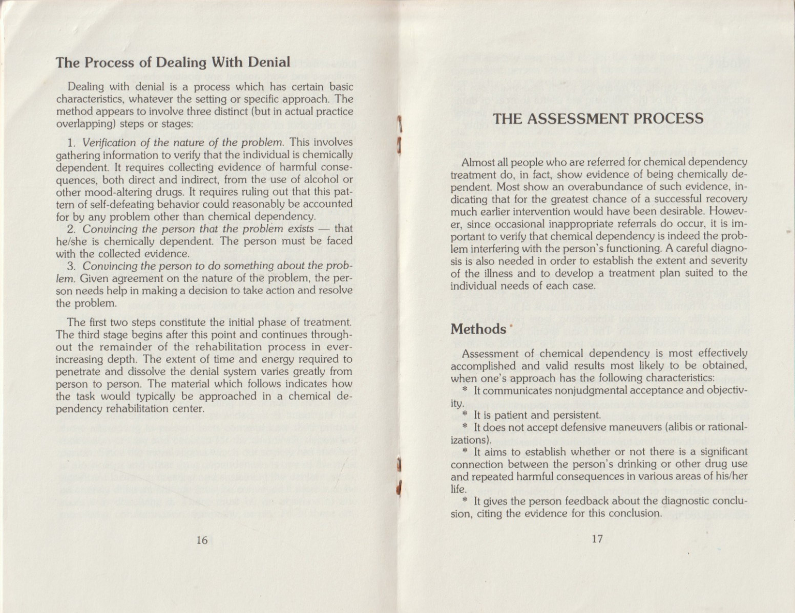 Dealing with Denial, Hazelden, 1975, 32 pages, Alcoholics Anonymous, Al-Anon