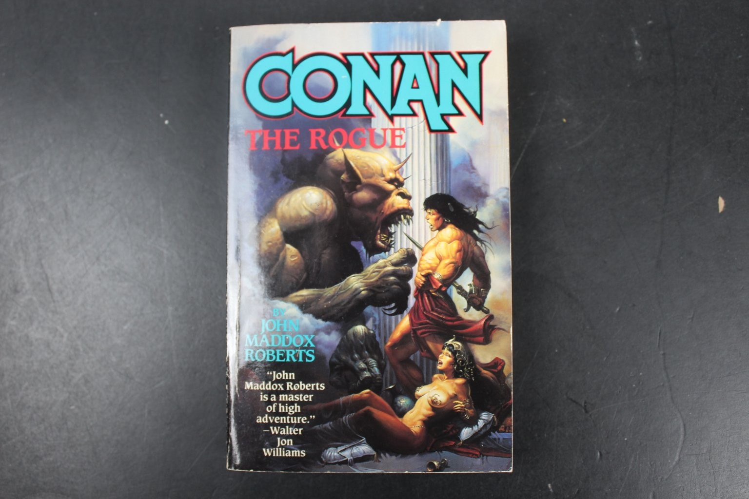 Conan The Rogue John Maddox Roberts 1992 First Mass Market Printing Tor Fantasy