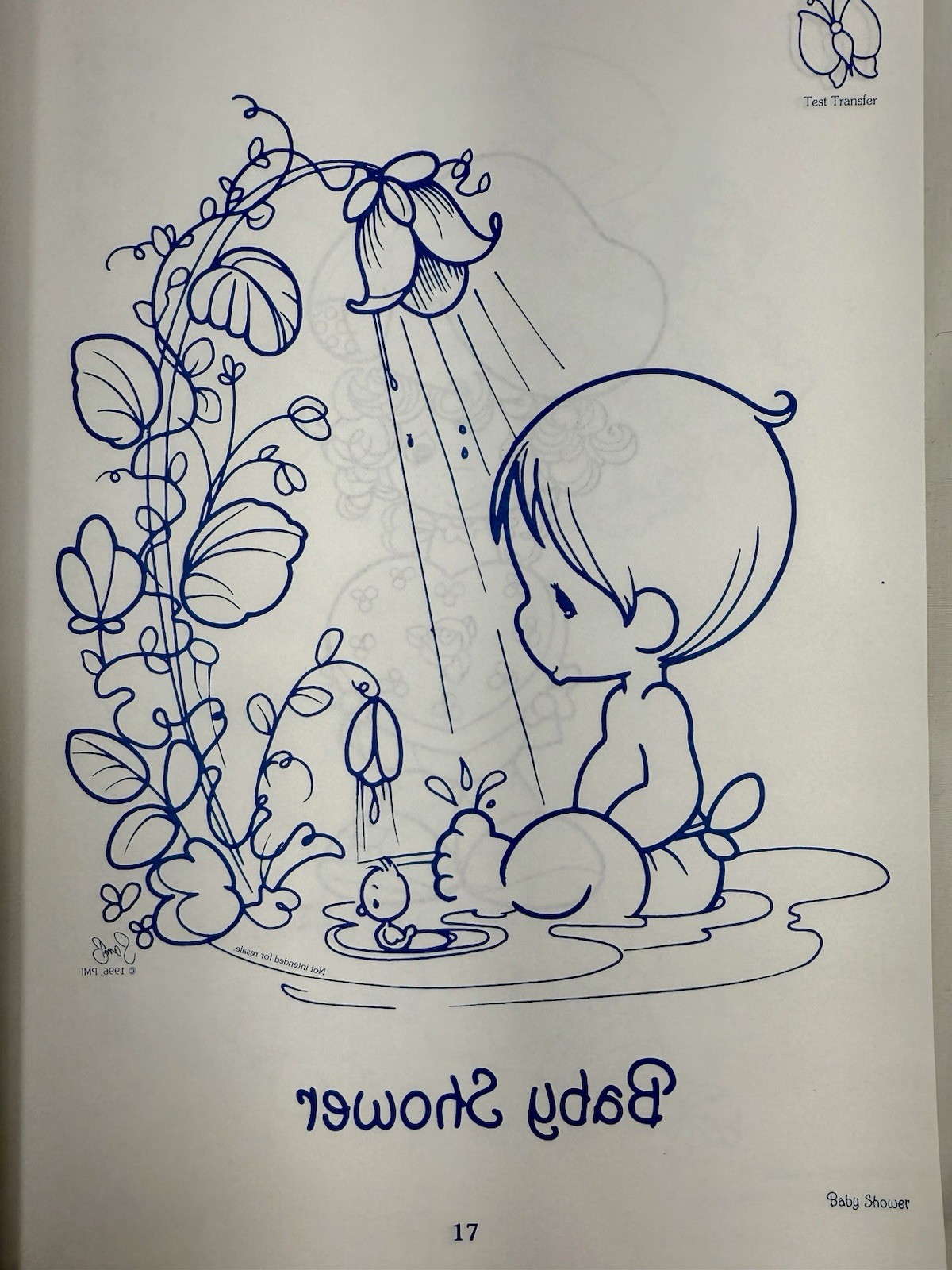 Precious Moments Iron-On Transfers Book 2 Leisure Arts 1996 Vintage Unused