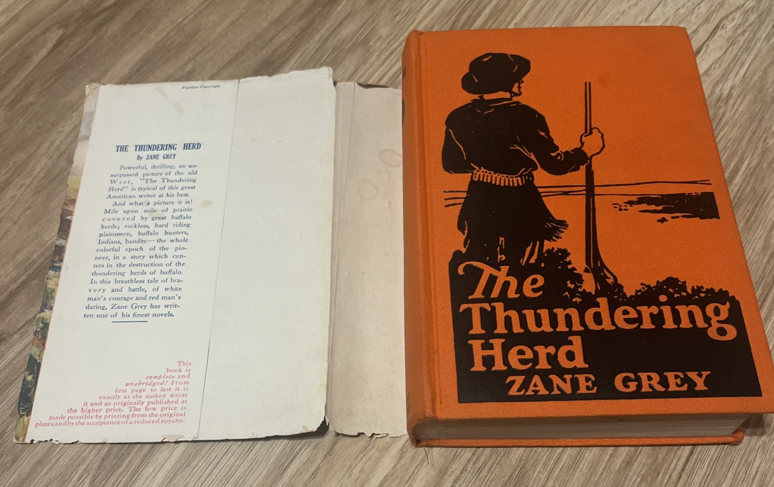 Lot of 6 Vintage Zane Grey Hardcovers – 1 w/ Dust Jacket – Harper & G&D