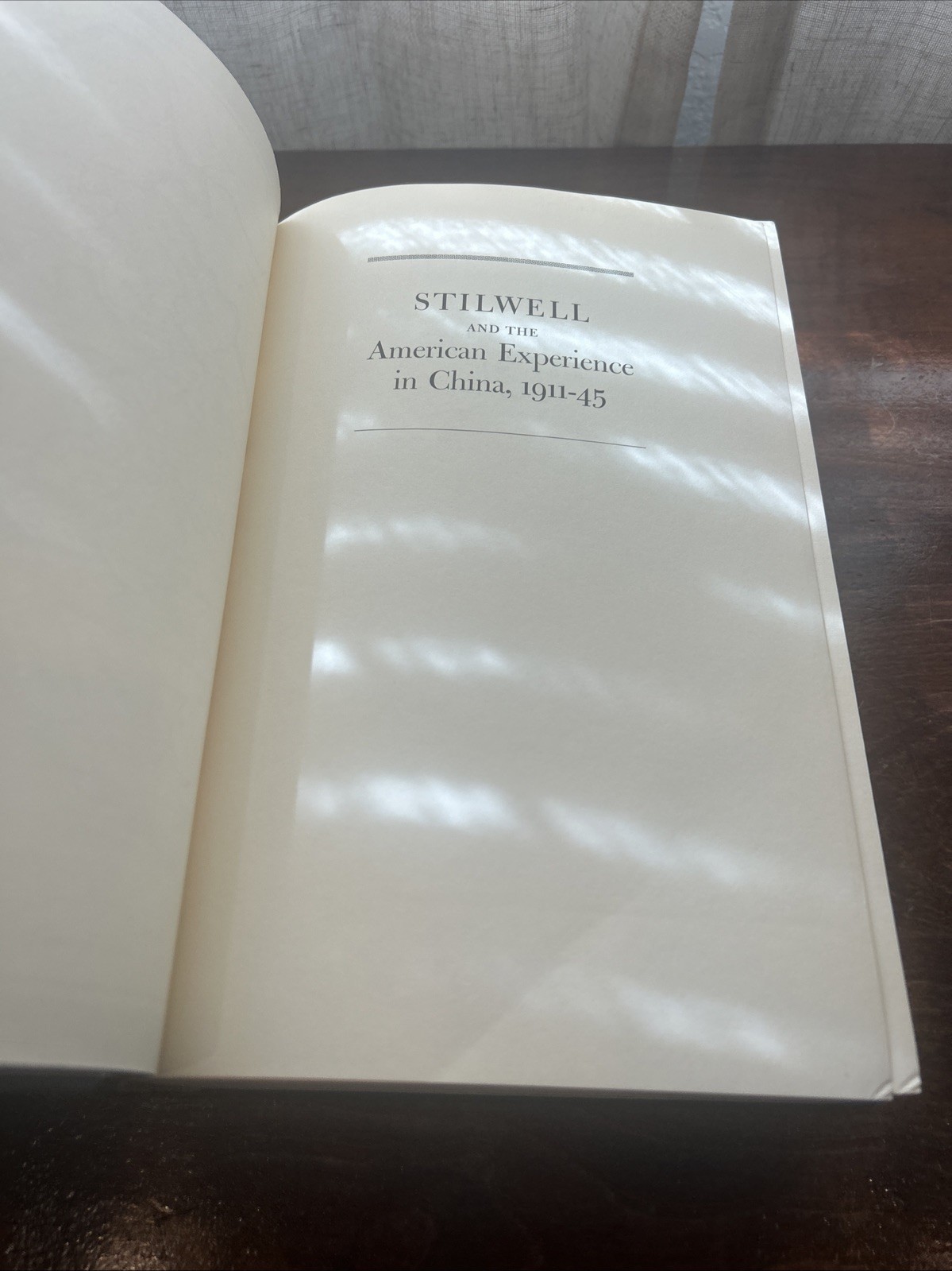 Barbara W. Tuchman Stilwell & American Experience in China 1911-45 HC 1971 1st
