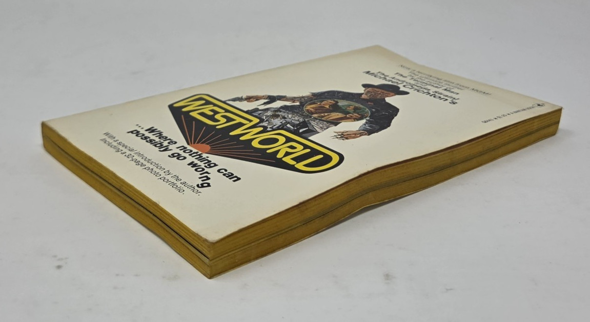 Westworld Michael Crichton 1974 Bantam First Edition Vintage Sci‑Fi MMPB