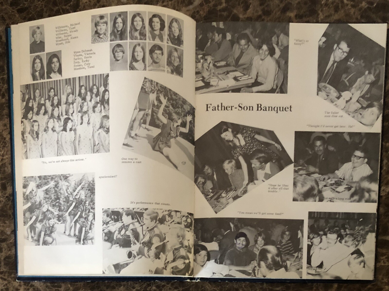 Vintage 1973 Bellflower California Junior High School Yearbook Chieftain Signed