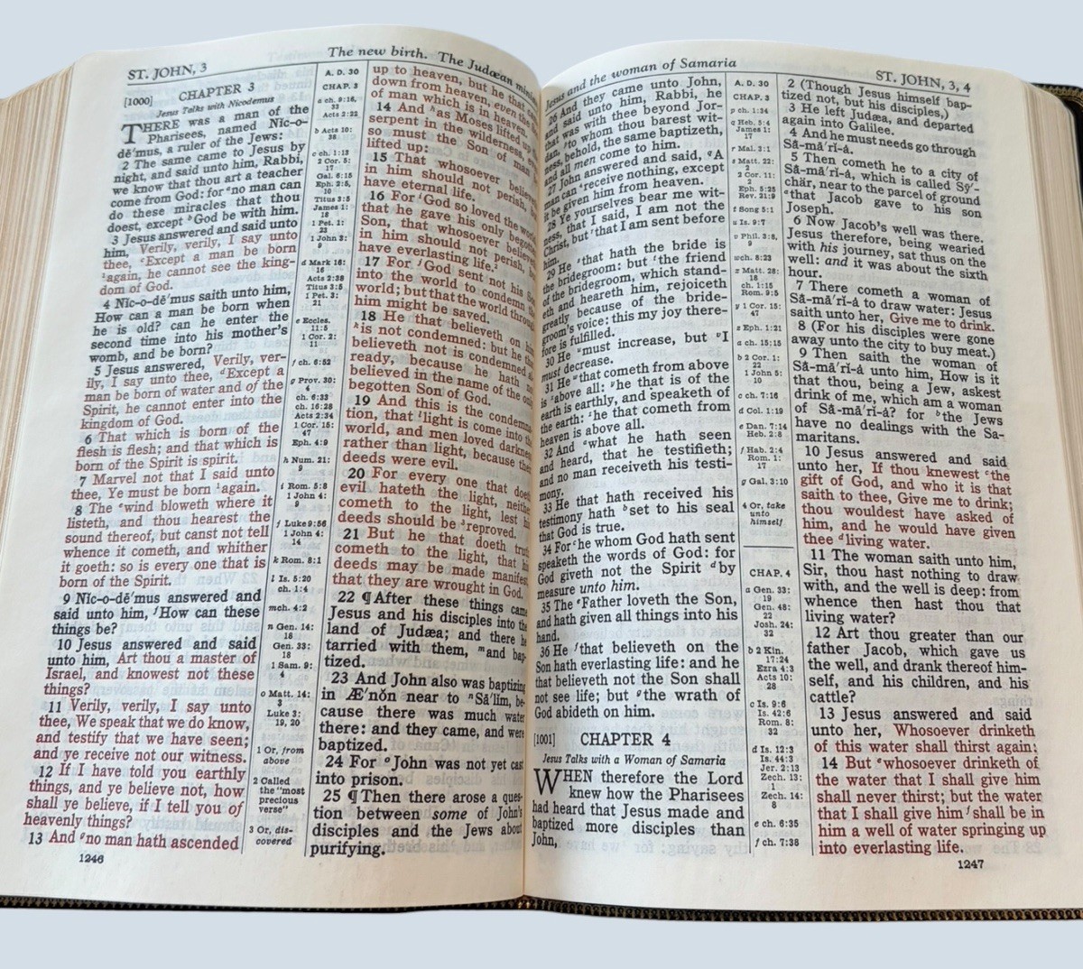 KJV Voice Of Prophecy Bible Brown Cowhide Leather HMS Richard Helps NEW IN BOX